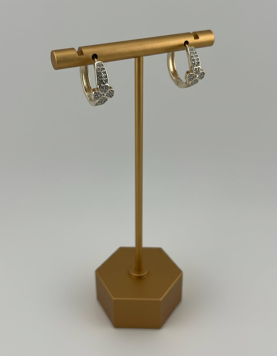 Lucky Charm Clover Hoops