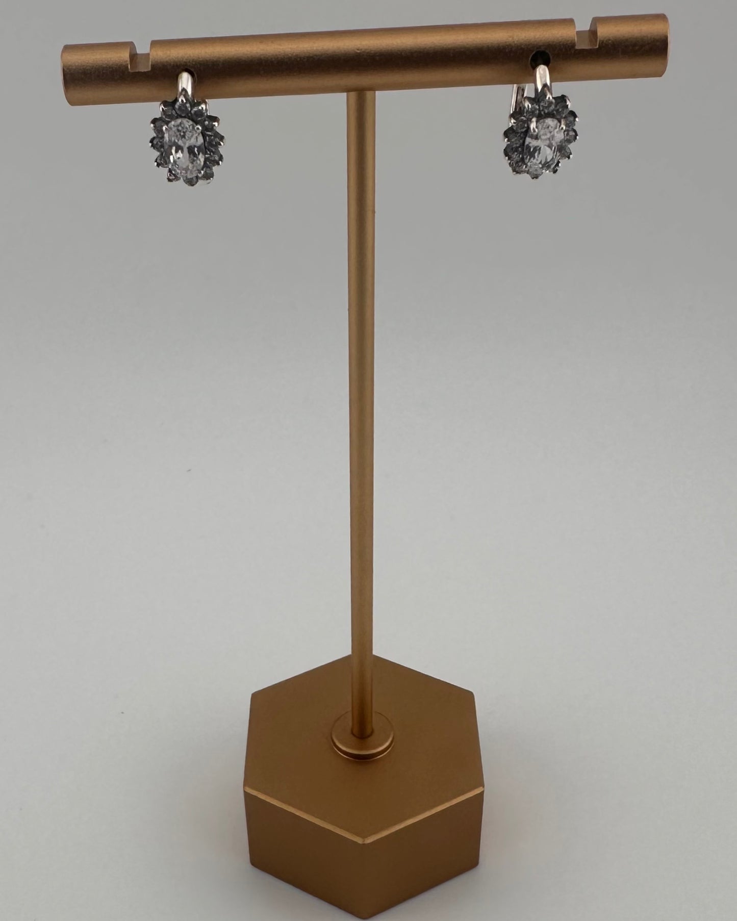 Sunburst Frame Stud Earrings