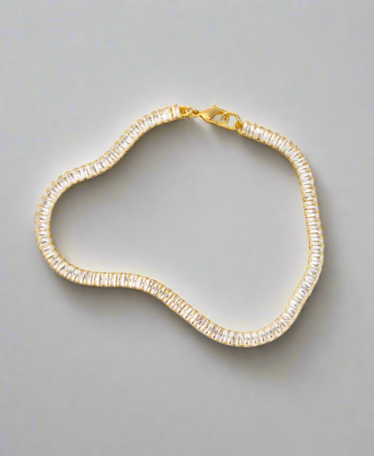 4mm Baguette Bracelet
