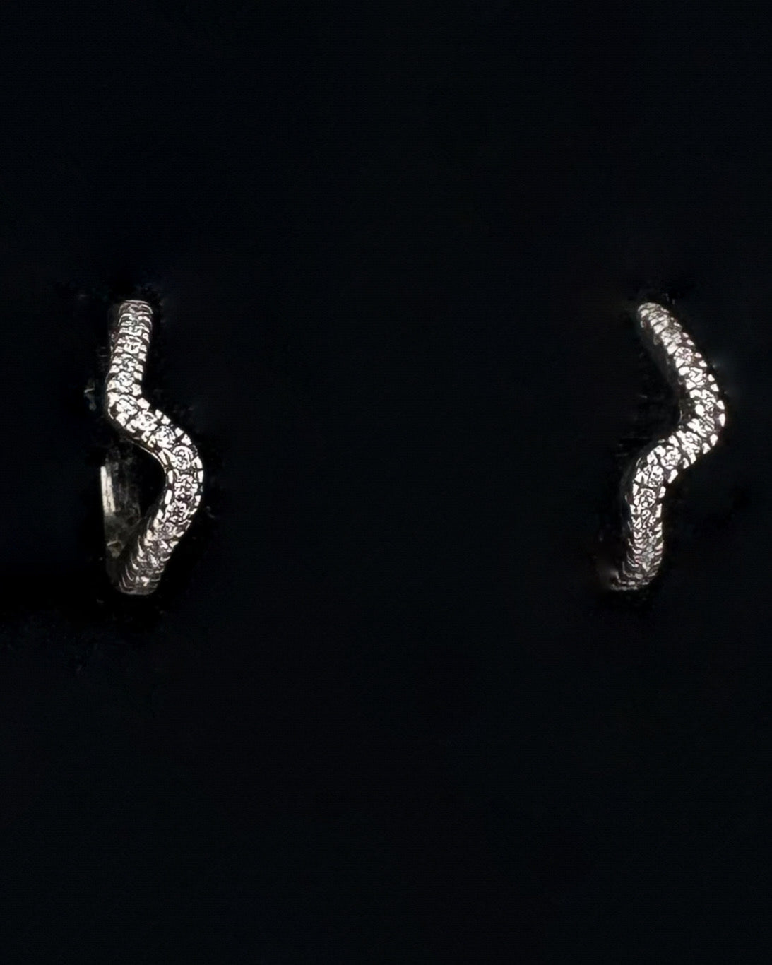Hoop Earrings with CZ