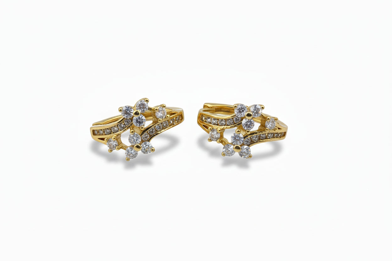 Radiant CZ Classic Hoops