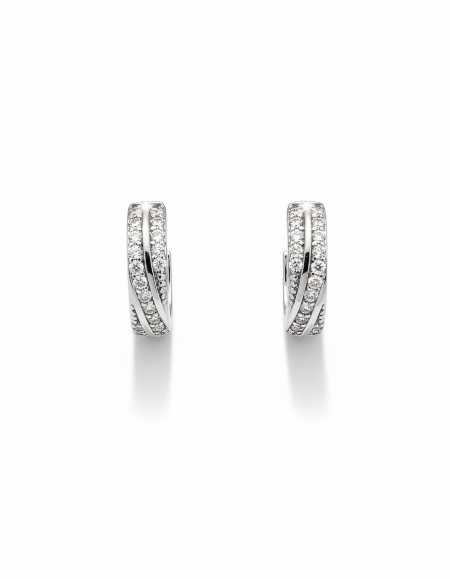 Small Hoops with CZ