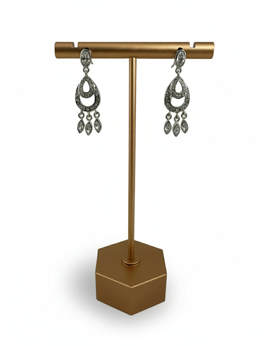 Chandelier Earrings with CZ