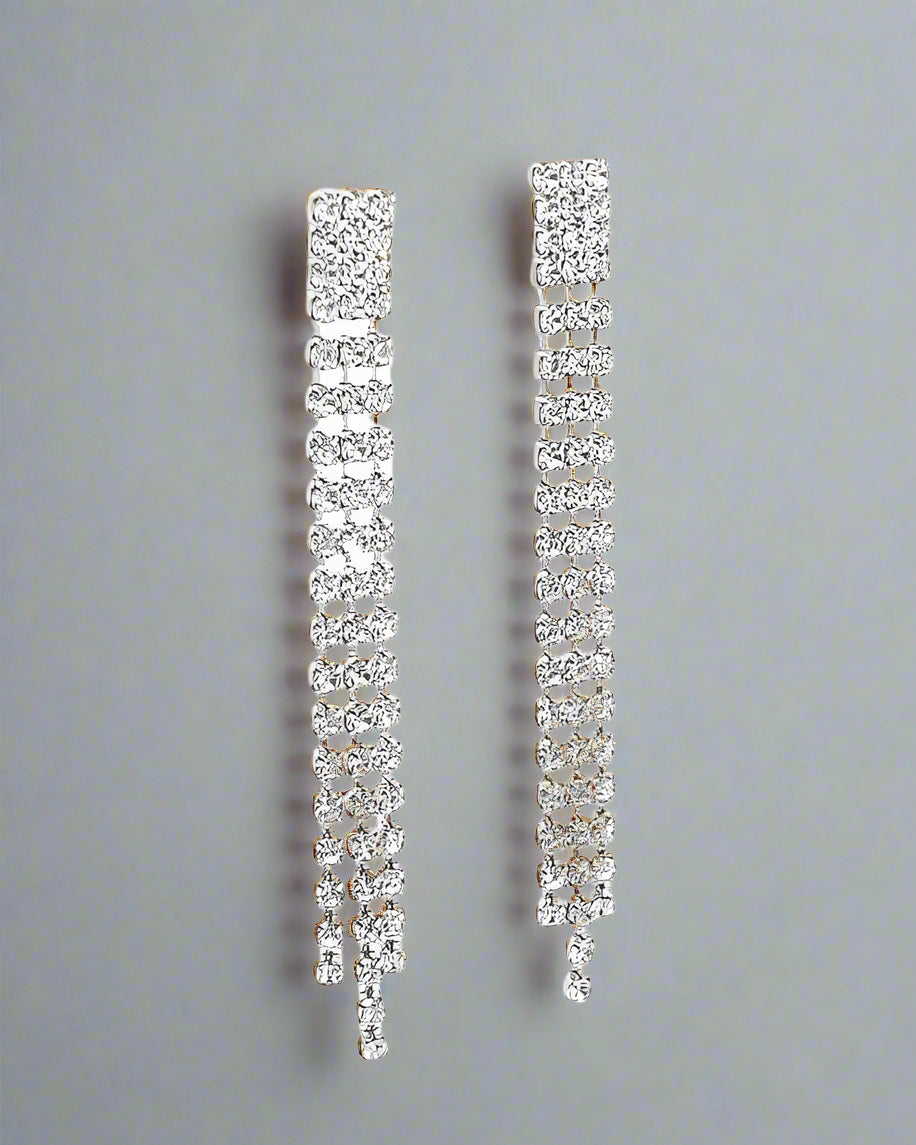 Golden Drop Spark Earrings