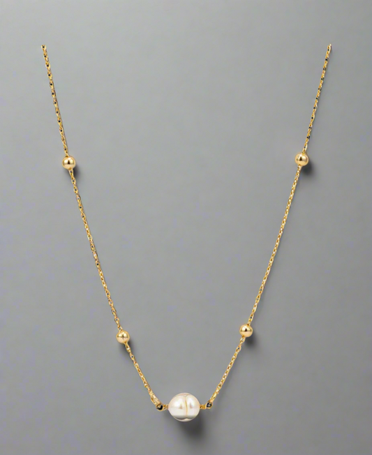Fresh Water Pearl Beaded Necklace