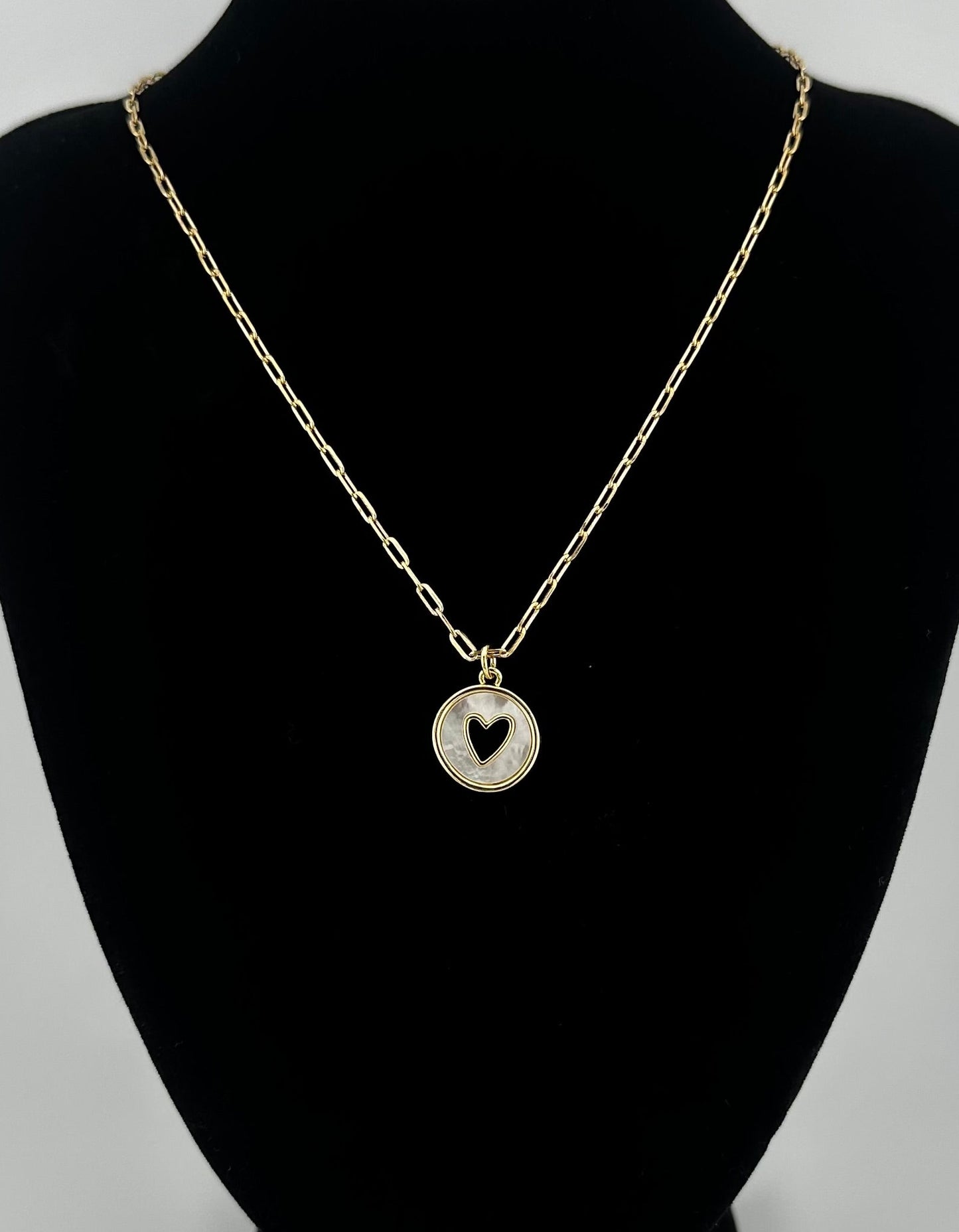 Pearl Heart Glow Necklace