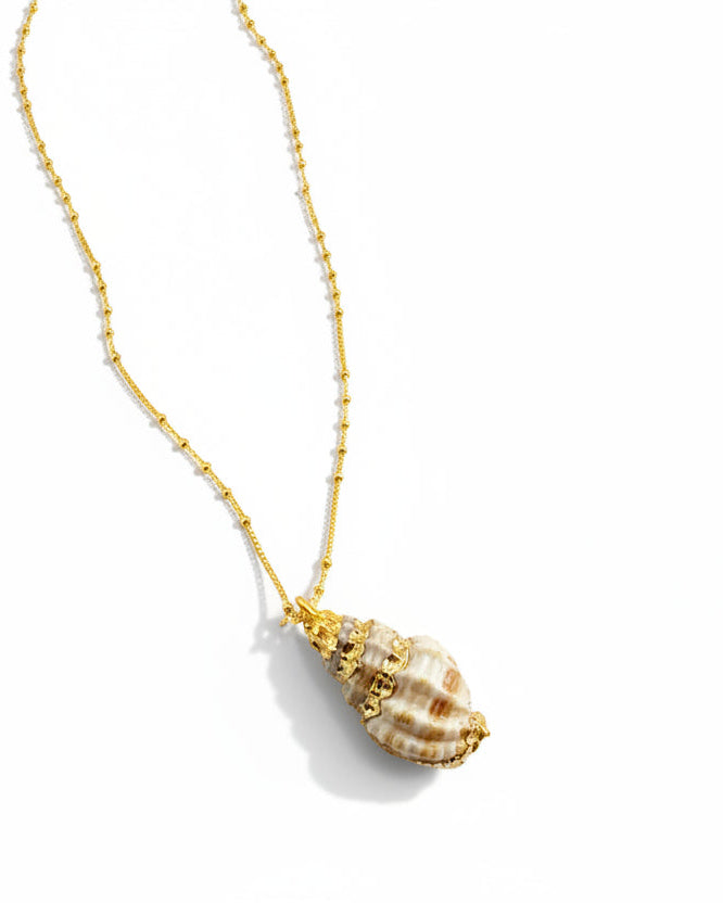 Gold Seashell Bead Chain