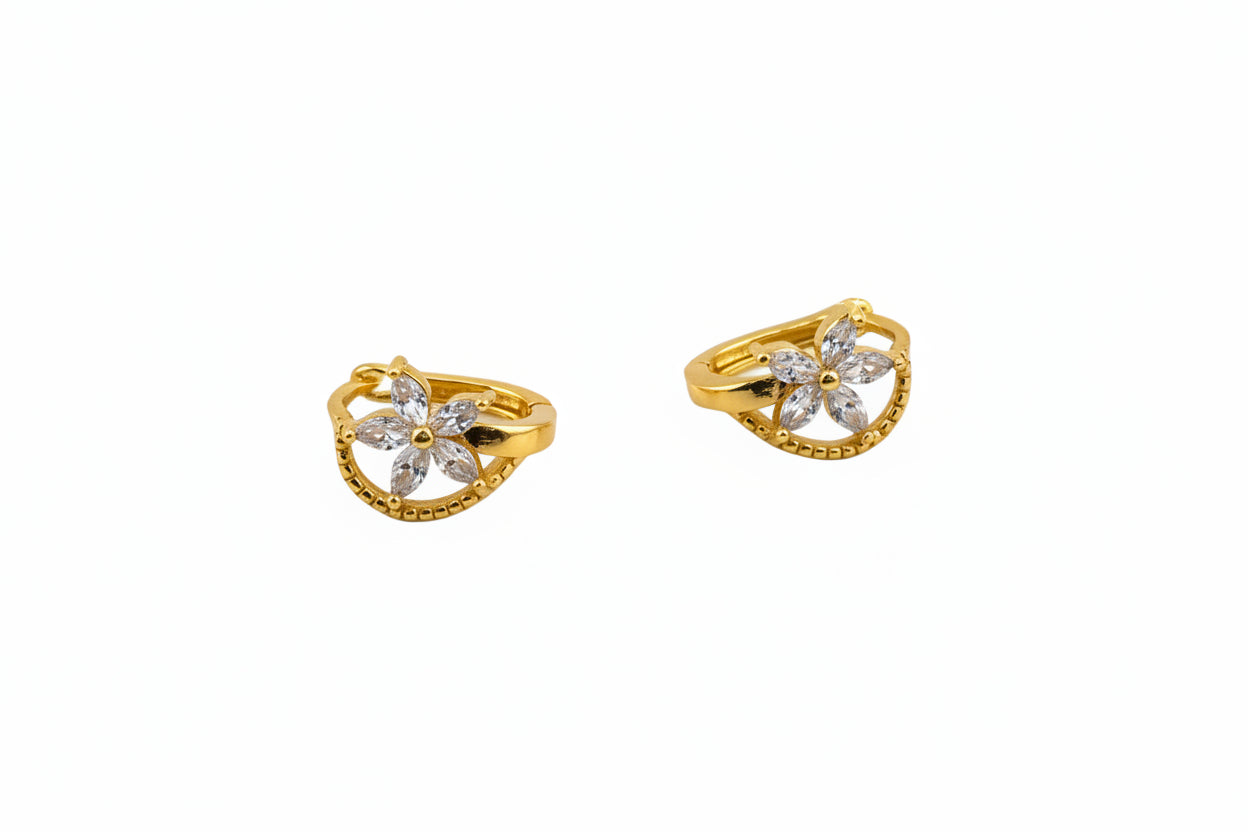 Floral Halo Spark Studs