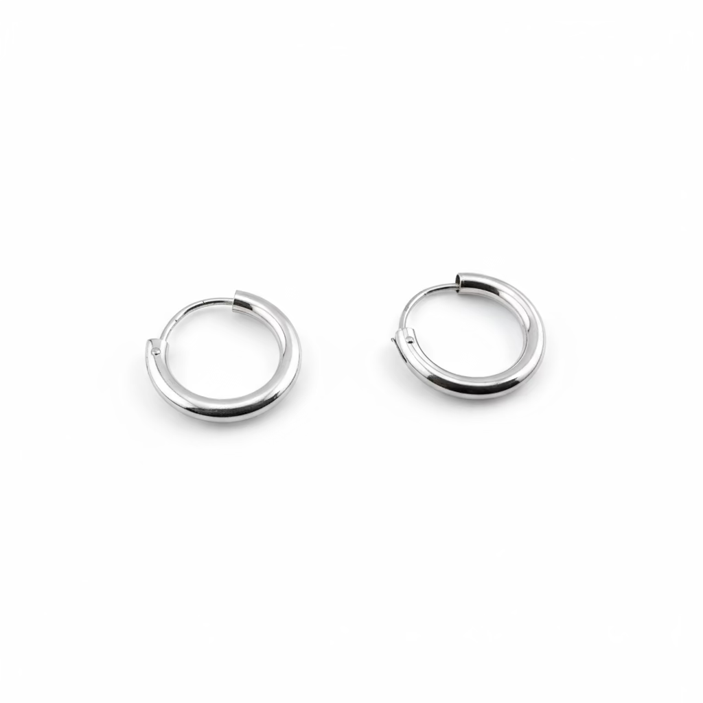 Medium size Plain Hoops