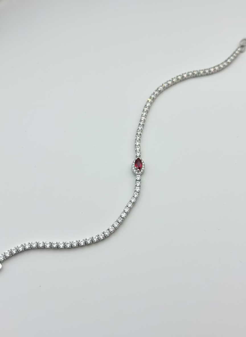 Crimson Spark Bracelet