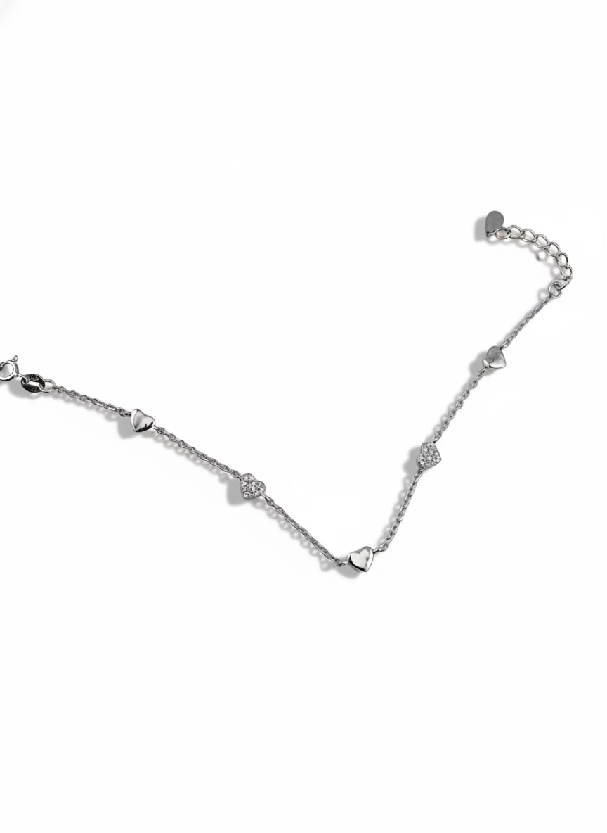Sparkling Hearts Bracelet