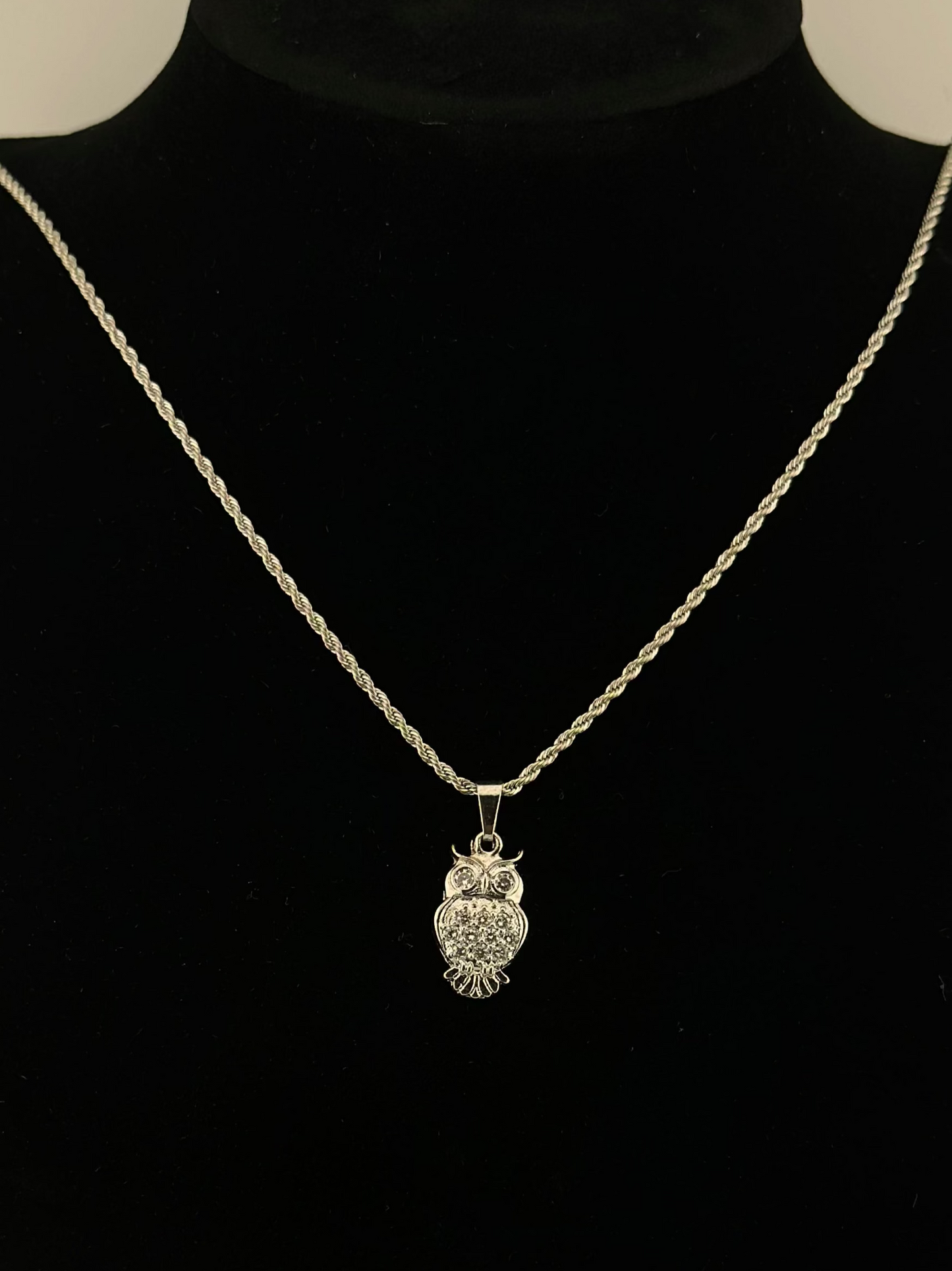 Golden Wisdom Owl Necklace