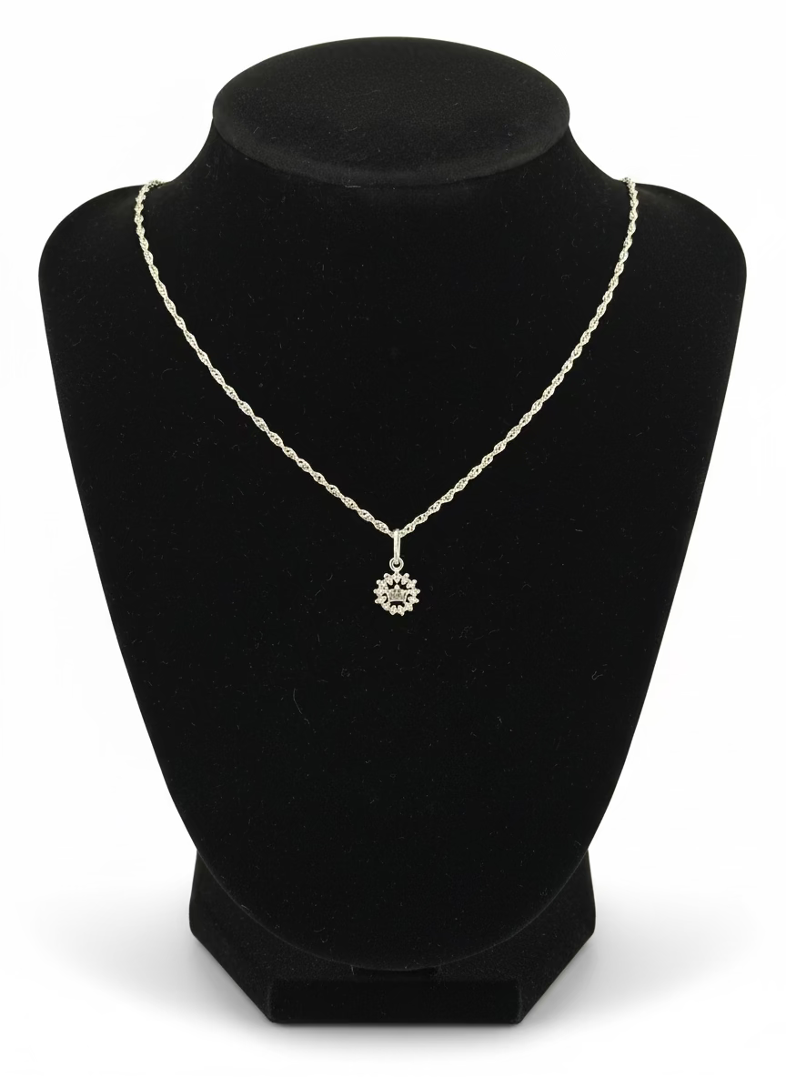 Queen’s Grace – Crown Necklace