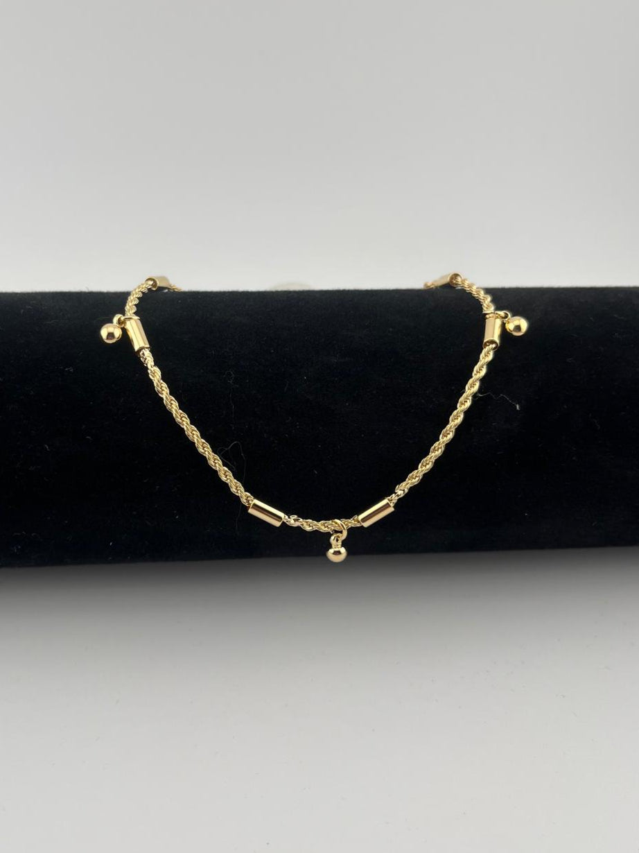 Sunset Twist Anklet