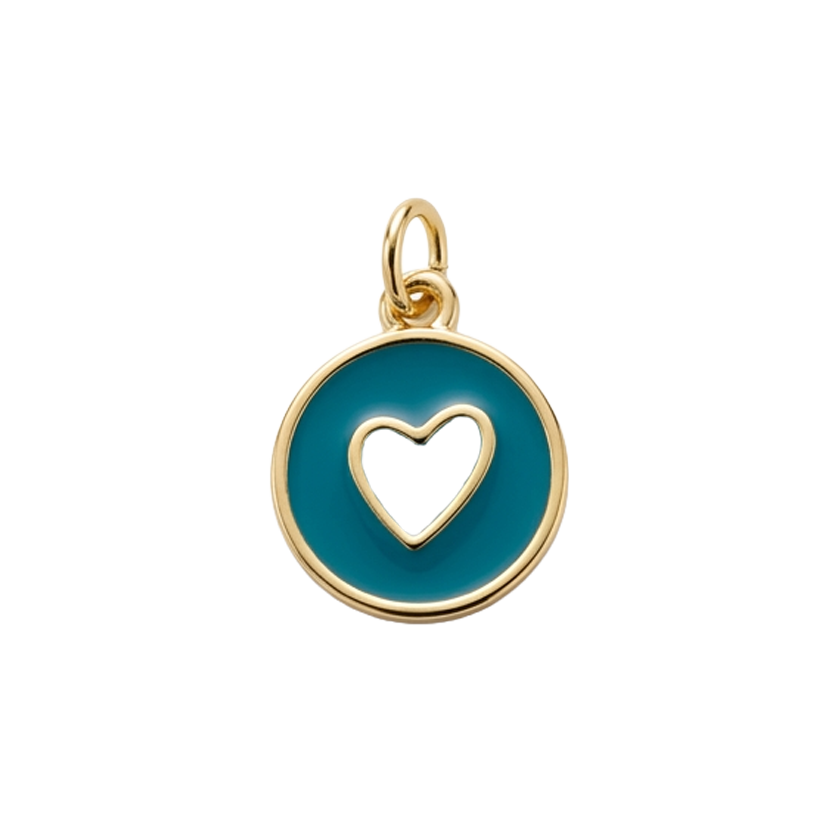 Heart- Enamel Pendant