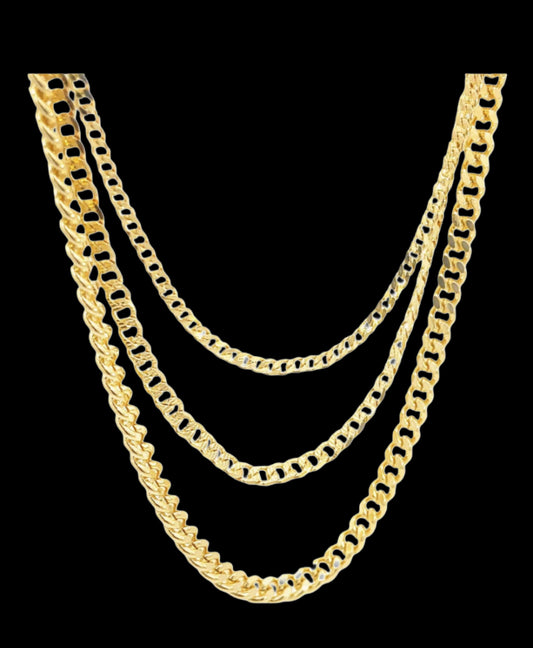 Triple Cuban Chain