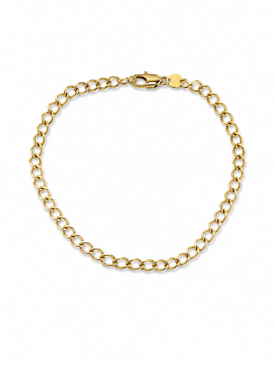 Classic Cable Link Chain Anklet
