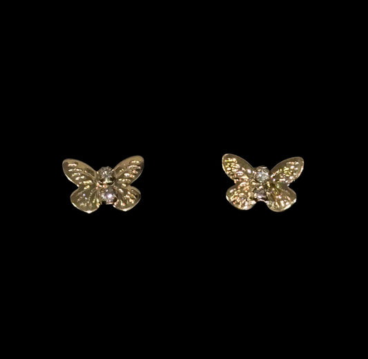 Tiny Butterfly studs