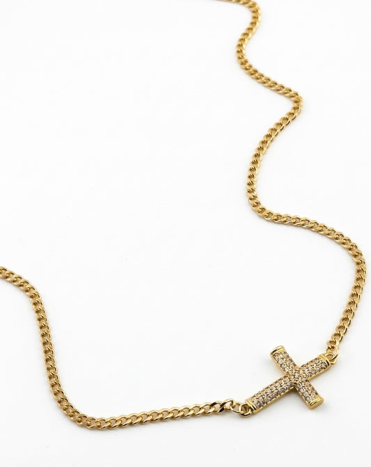 Luxe Faith Cross Necklace