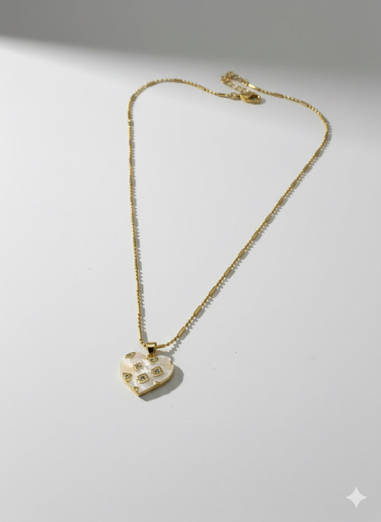 The Golden Lumina Heart Pendant