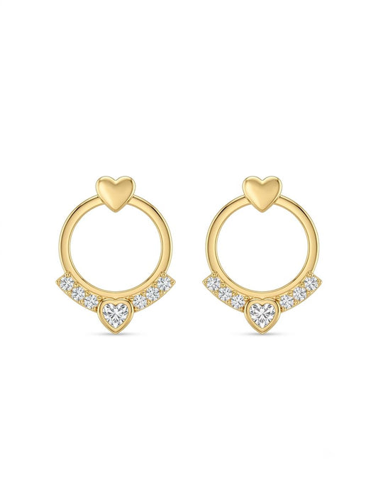 Infinity Heart Studs