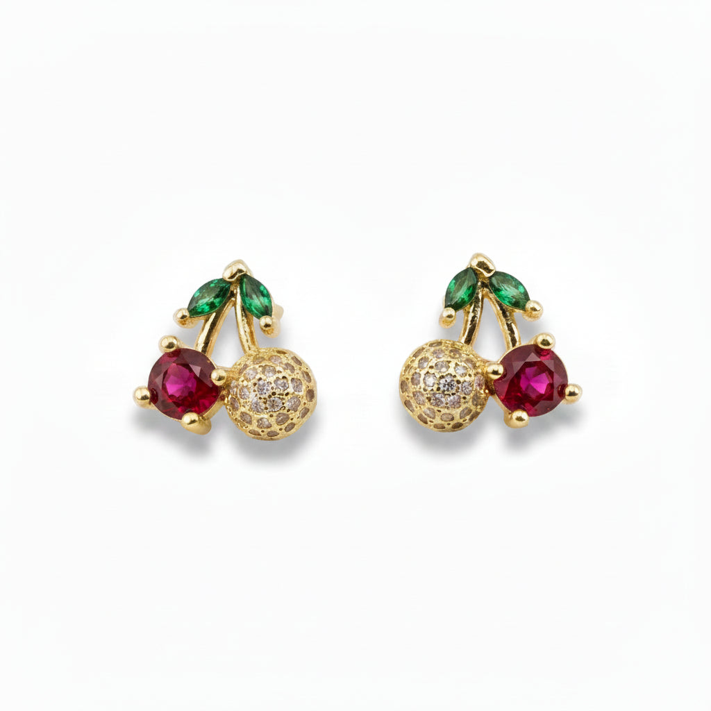 Enchanted Cherry studs