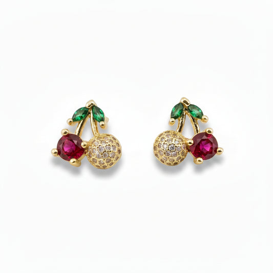 Enchanted Cherry studs