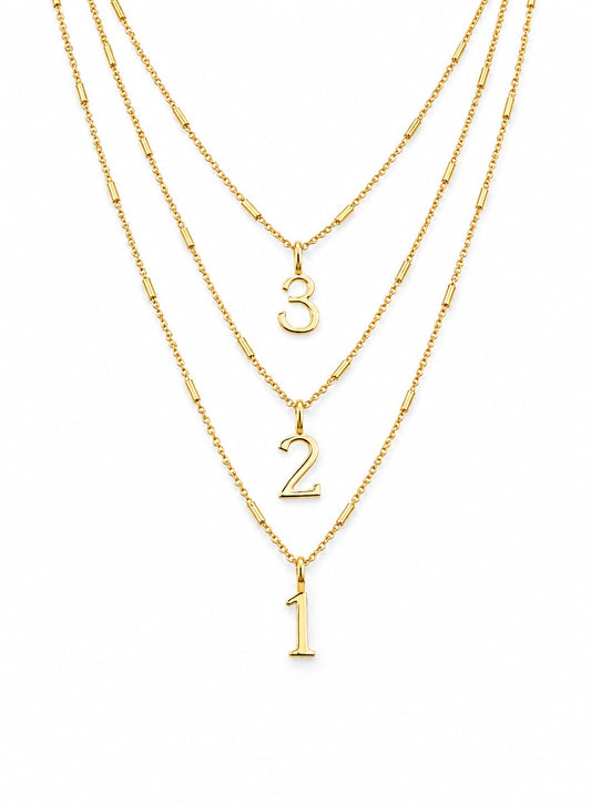 Life Path Pendant Necklace (Numbers 1–9)