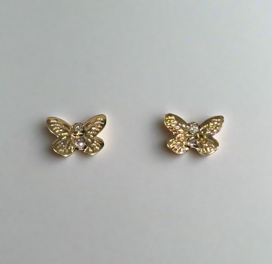 Golden Flutter Studs