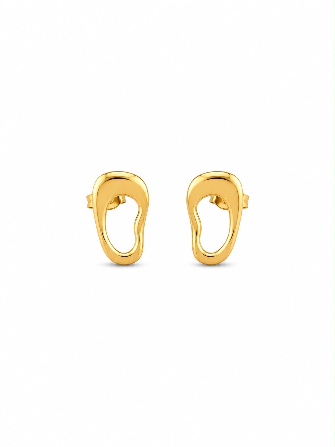 The Abstract Organic Open-Loop Stud Earrings