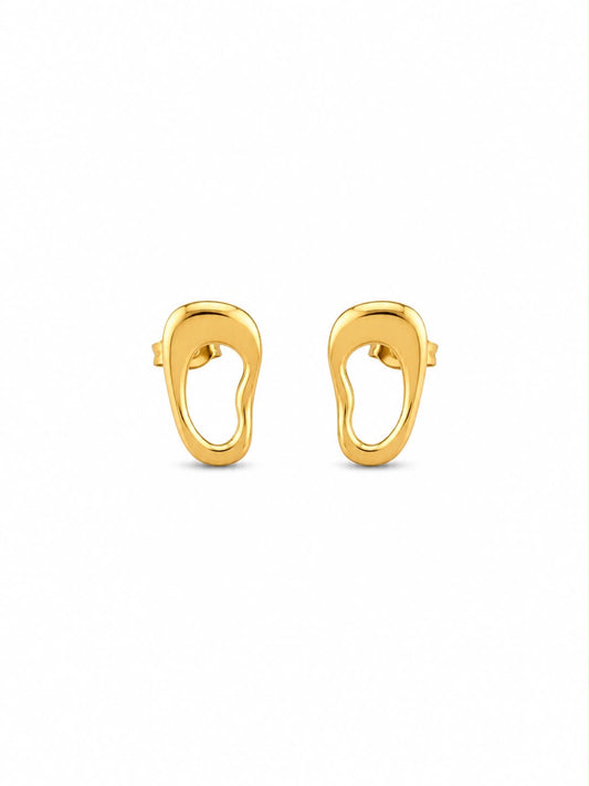The Abstract Organic Open-Loop Stud Earrings