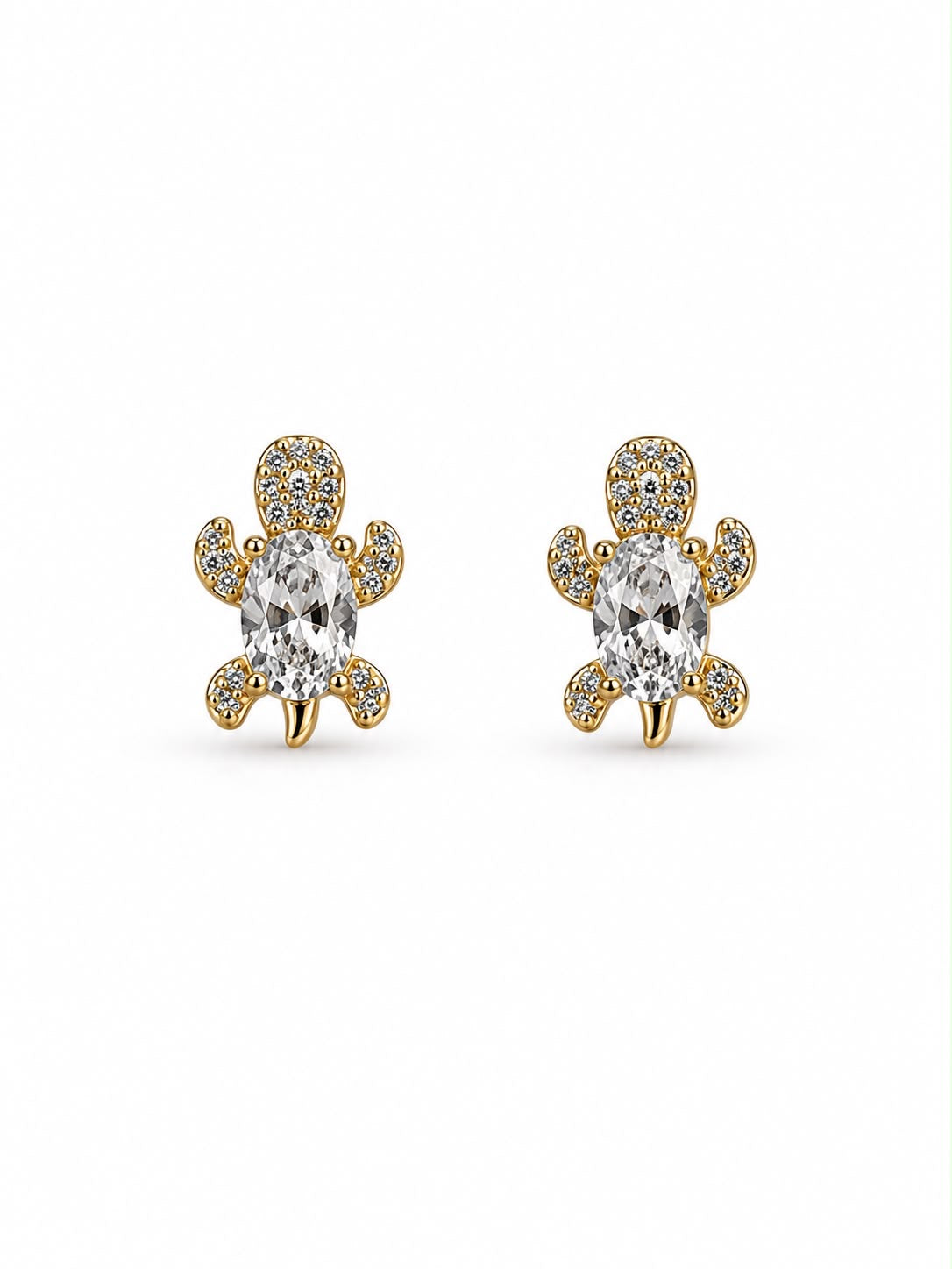 Kai Gemstone Turtle Studs