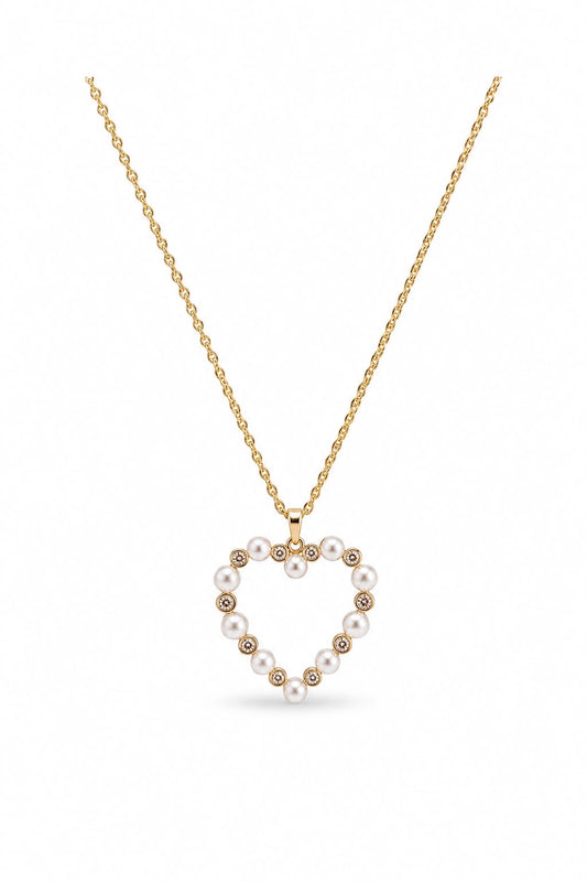Pearla Heart Necklace
