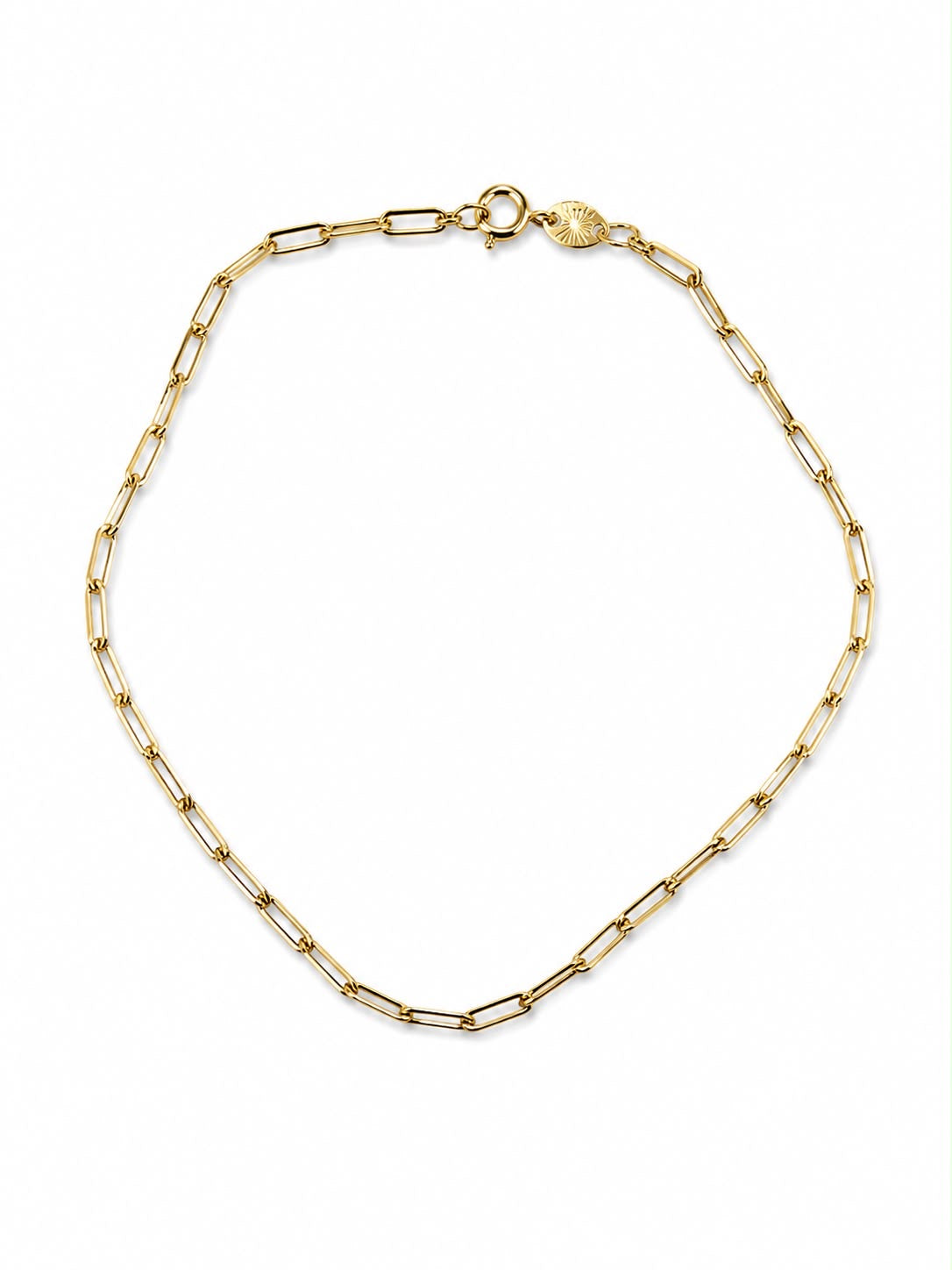 Paperclip Link Chain Anklet