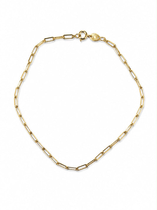 Paperclip Link Chain Anklet