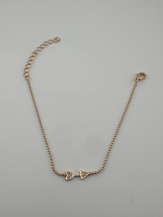golden arrow bracelet