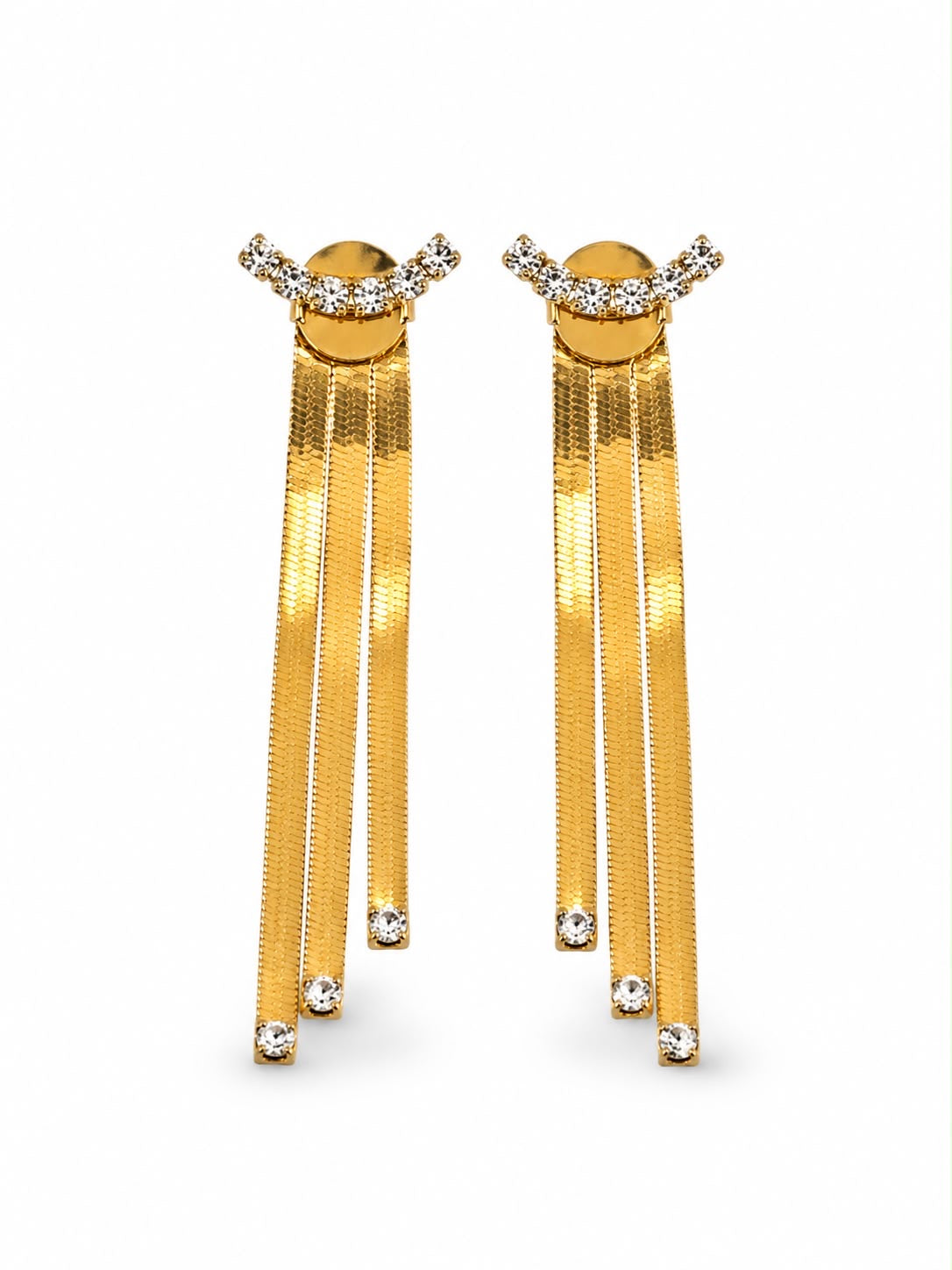 Cascading Herringbone Earrings