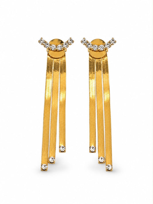 Cascading Herringbone Earrings