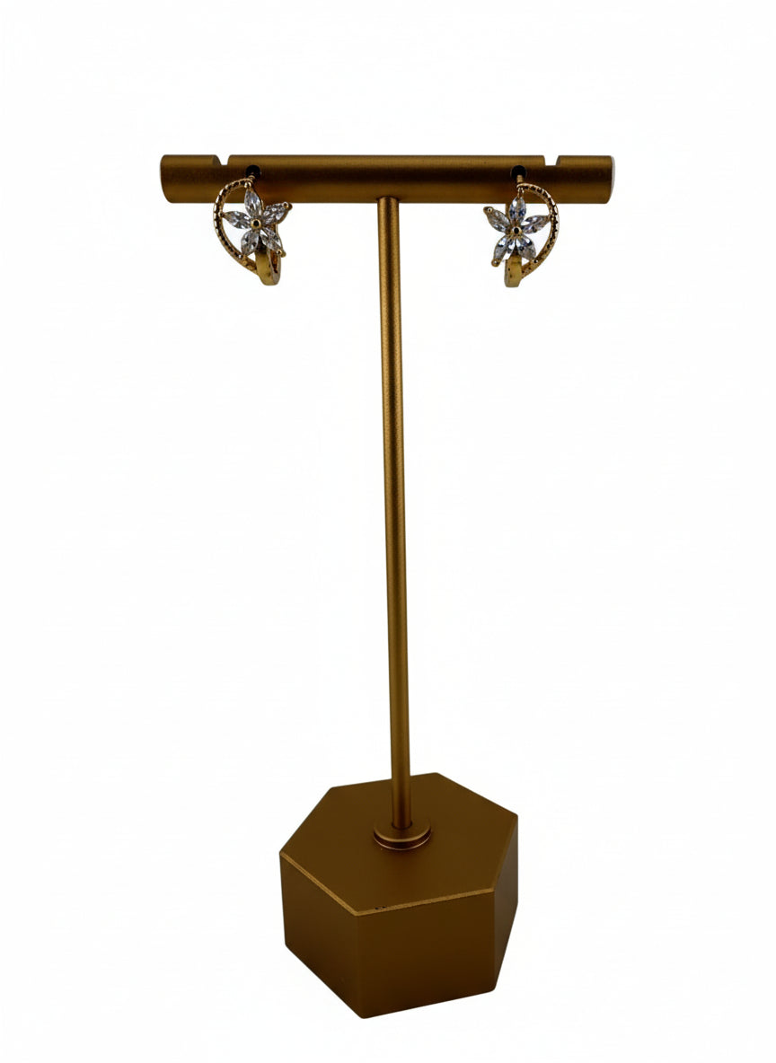 Floral Halo Spark Studs