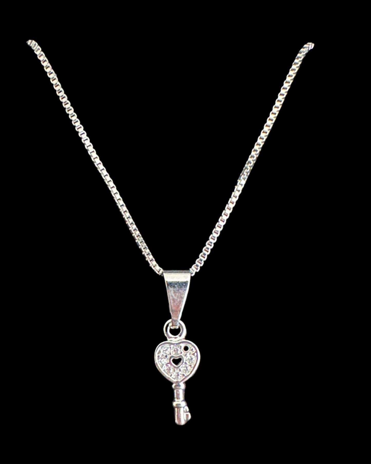 Small Key Pendant Necklace