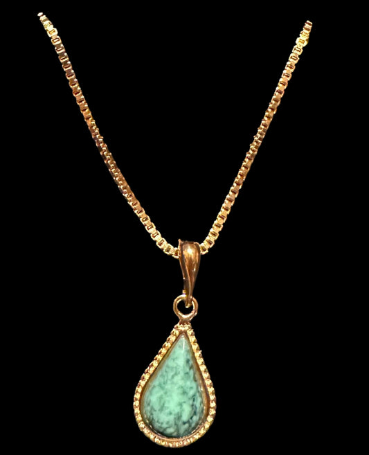 Mita Stone Drop Pendant