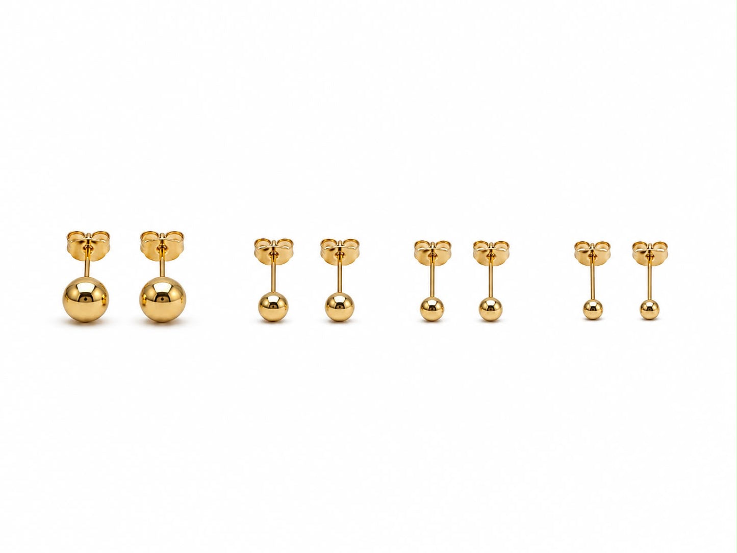 Classic Sphere Studs & Set