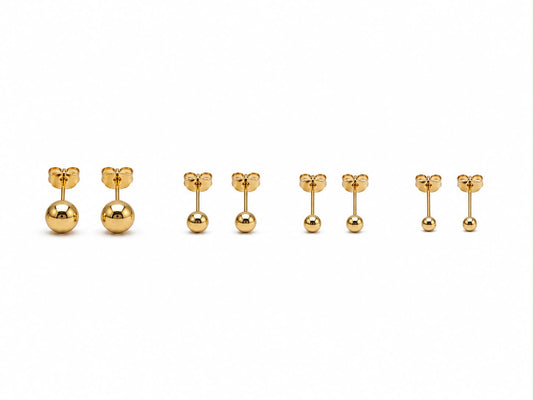Classic Sphere Studs & Set