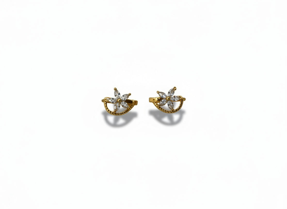 Floral Halo Spark Studs