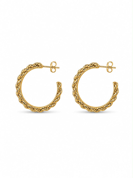 Siren Twisted Hoops