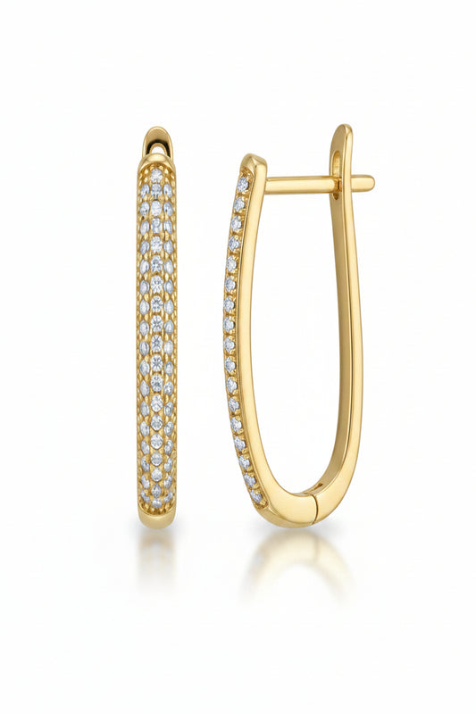 The Oval Luxe Hoops