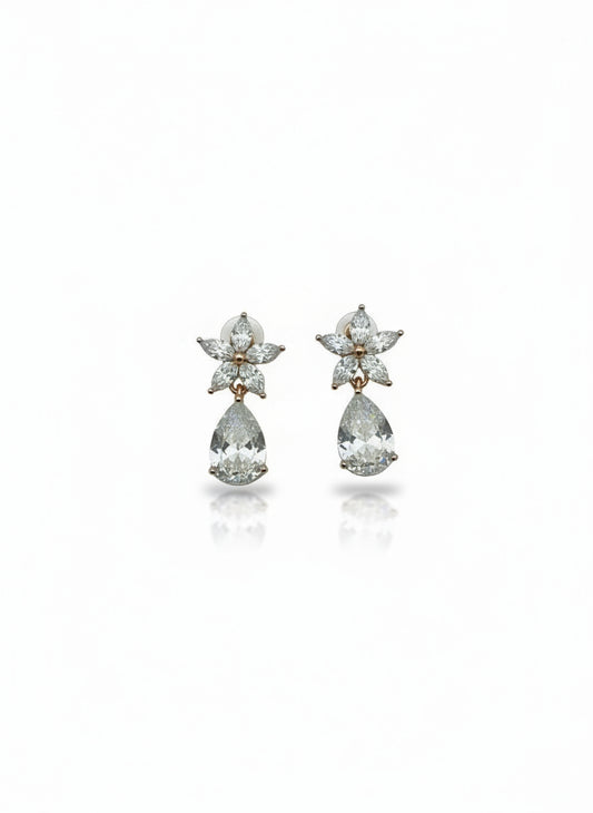 Starlit Drop CZ Earrings