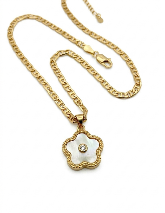 Pearl Blossom Necklace