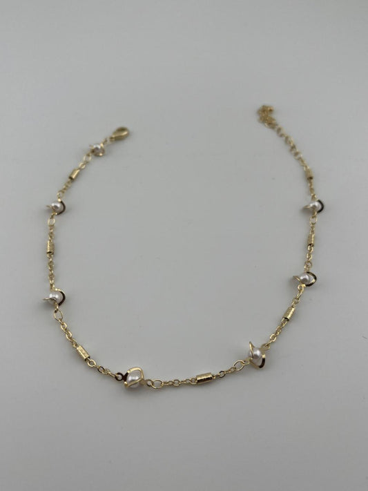 Seaside Pearls Anklet