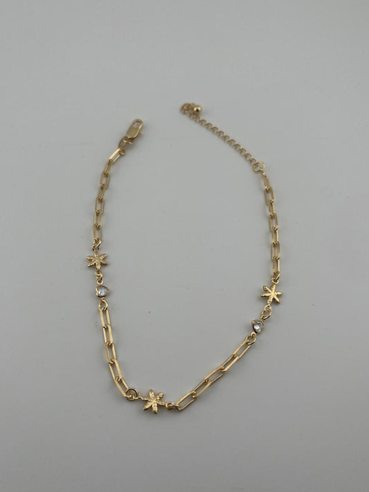 Floral Glow Anklet